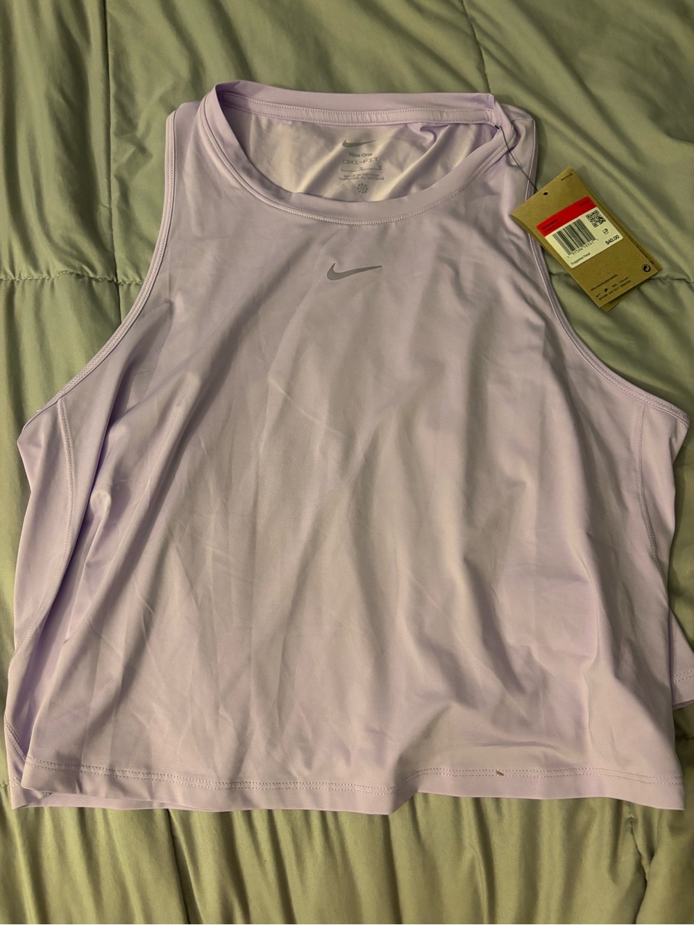 Nike Light Lavender Women's Training Tank Top